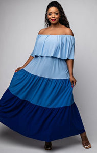 TIERED MAXI DRESS