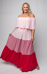 TIERED MAXI DRESS