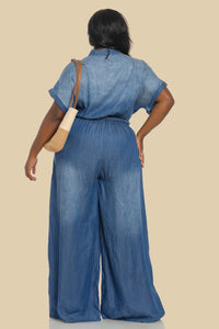 DENIM JUMPSUIT