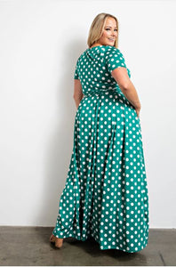 POLKA DOT WRAP AROUND SET