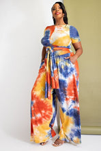 Load image into Gallery viewer, TIE DYE TOP WITH PALAZZO PANTS SET
