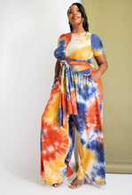 Load image into Gallery viewer, TIE DYE TOP WITH PALAZZO PANTS SET
